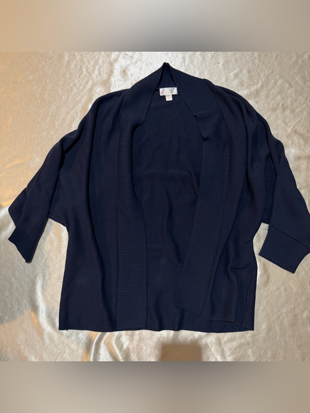 Belle by Kim Gravel Open Front Cardigan Size Small A639688